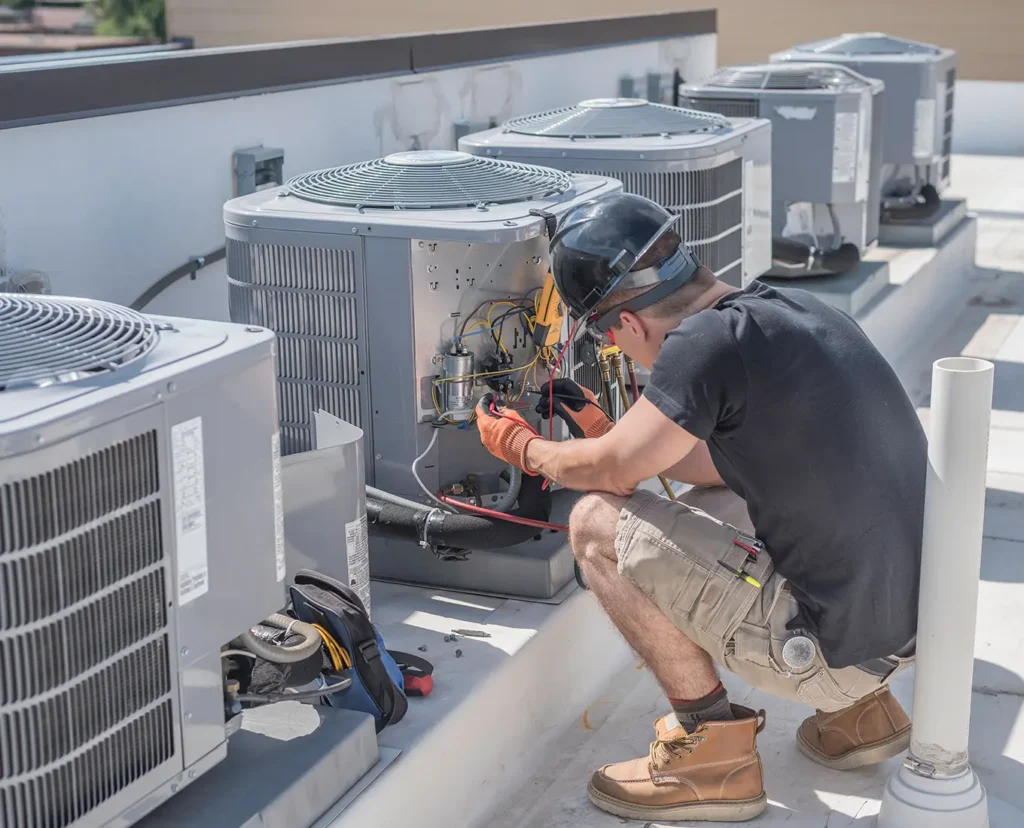 Premier Heating & Air HVAC Technician providing Full-Service HVAC Solutions in Springfield IL
