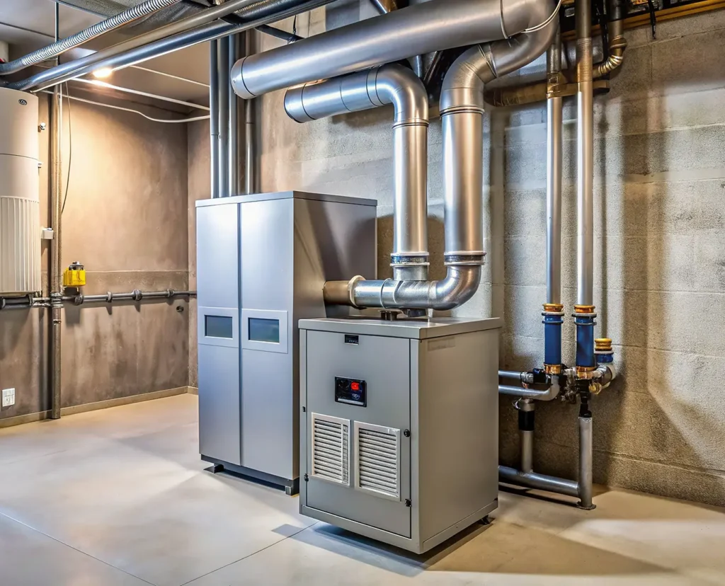 Energy-Efficient furnace unit installed in home in springfield il